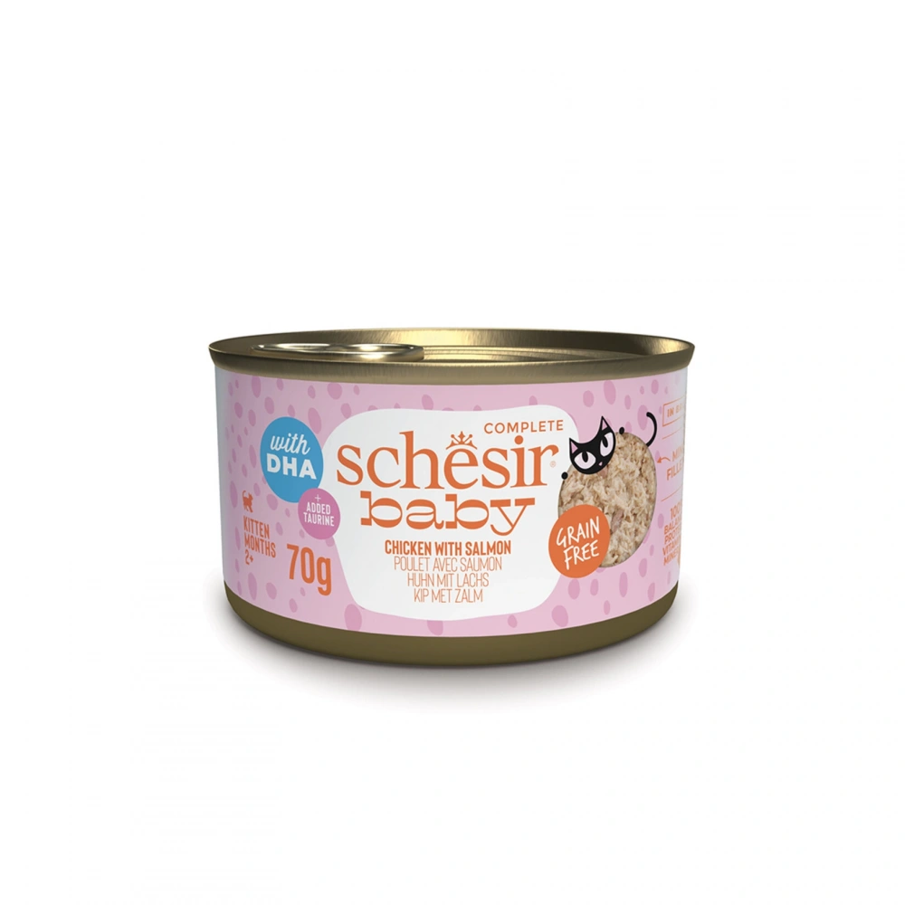 Schesir Baby Tavuk ile Somon Mus Konserve 70 g
