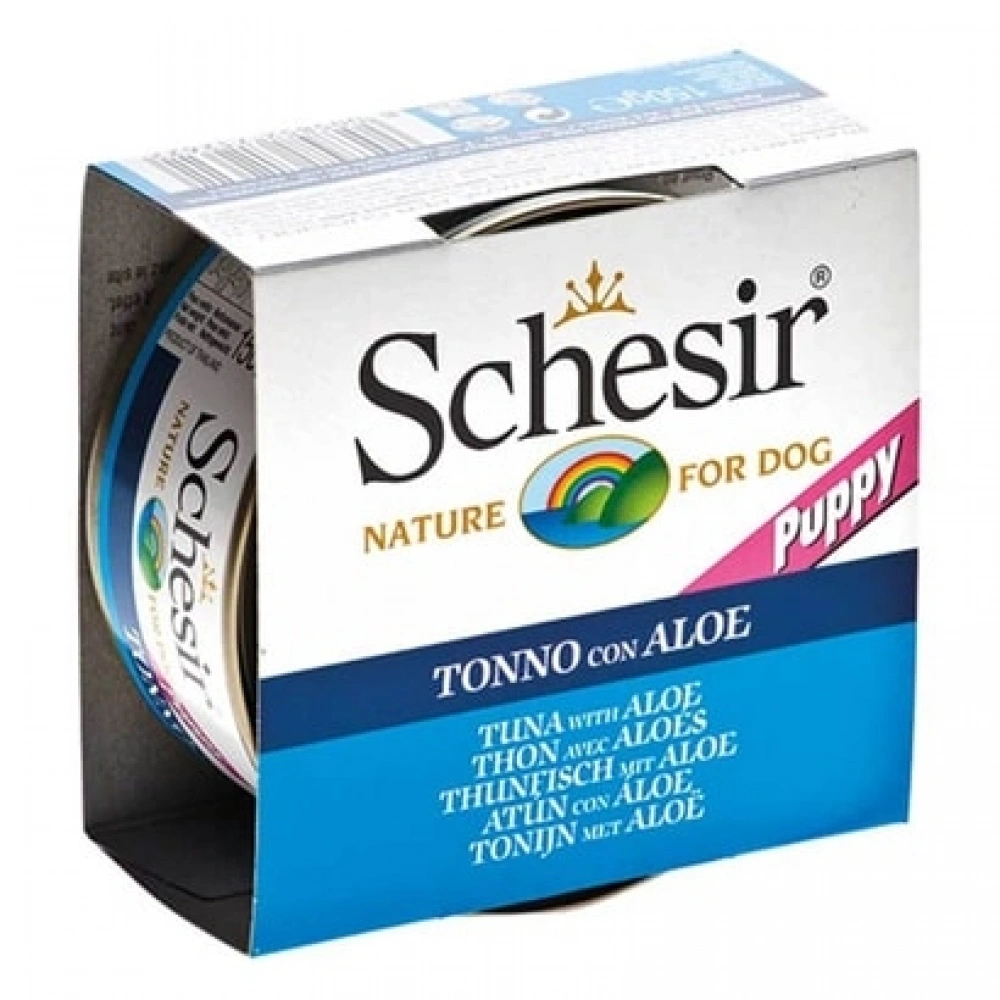 Schesir Jelly Ton Balığı ve Aloe Vera Jöle İçinde Yavru Köpek Konservesi 150g