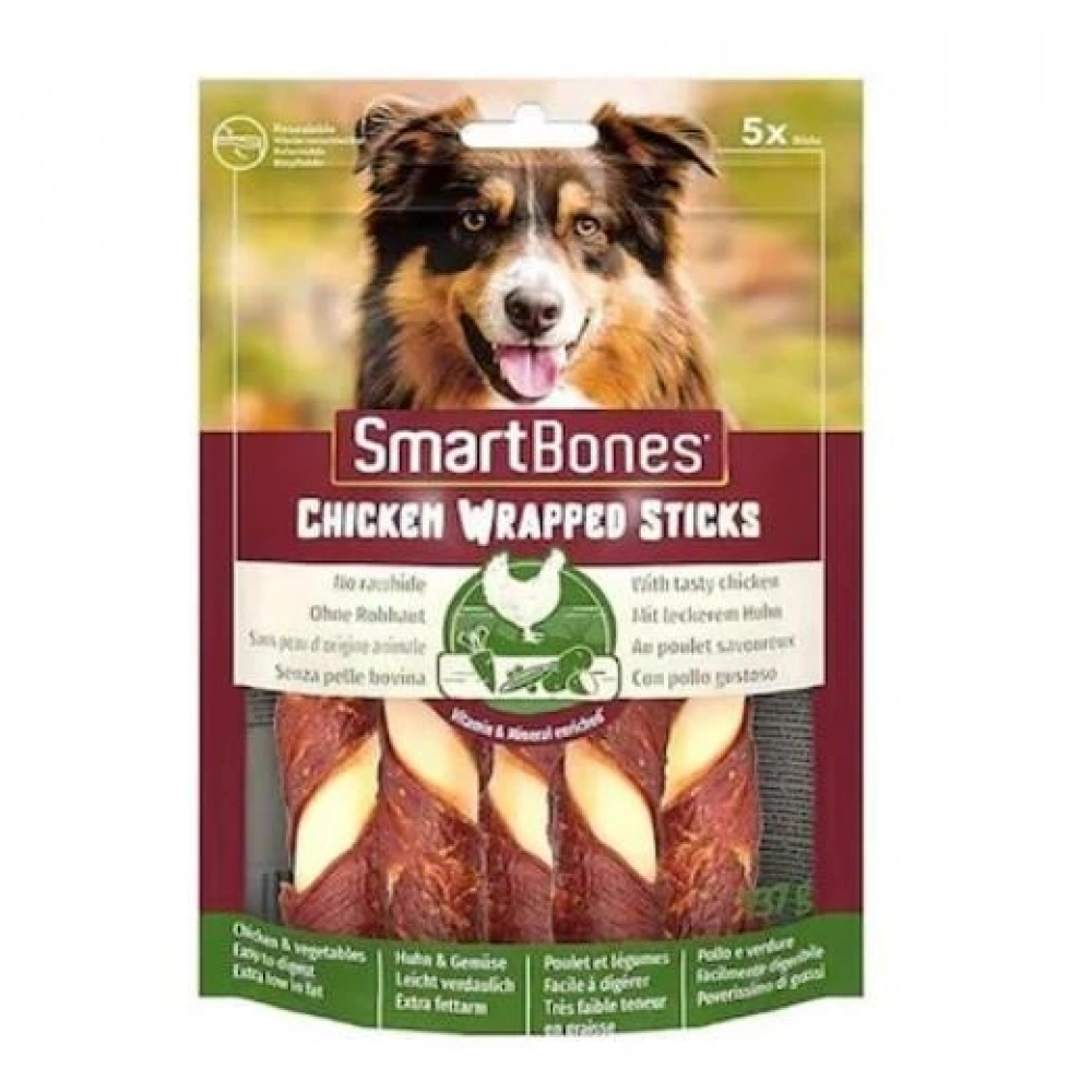 SmartBones Çubuk Köpek Ödül Maması Tavuklu Medium 125g