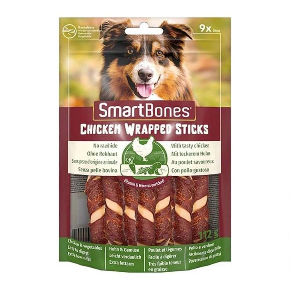 SmartBones Çubuk Köpek Ödül Maması Tavuklu Mini 112g