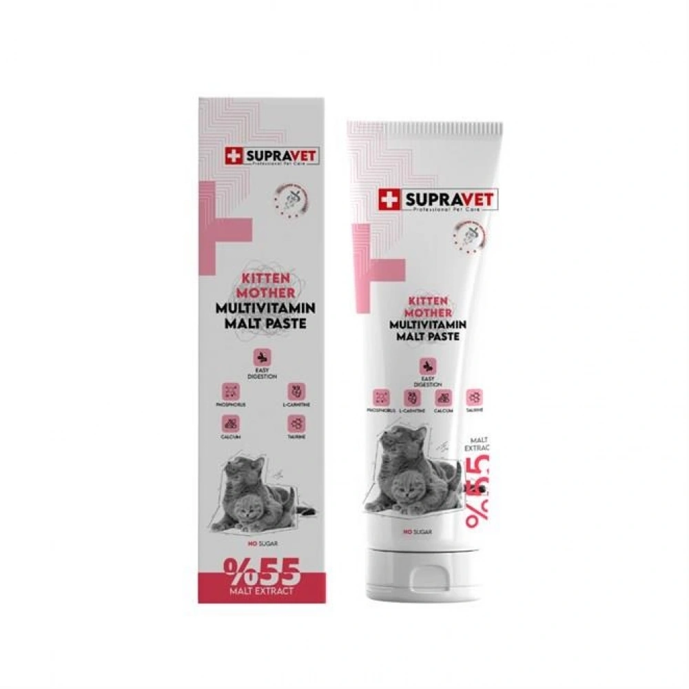Supravet Multivitamin 100 gr Malt Anne ve Yavru Kedi Macunu