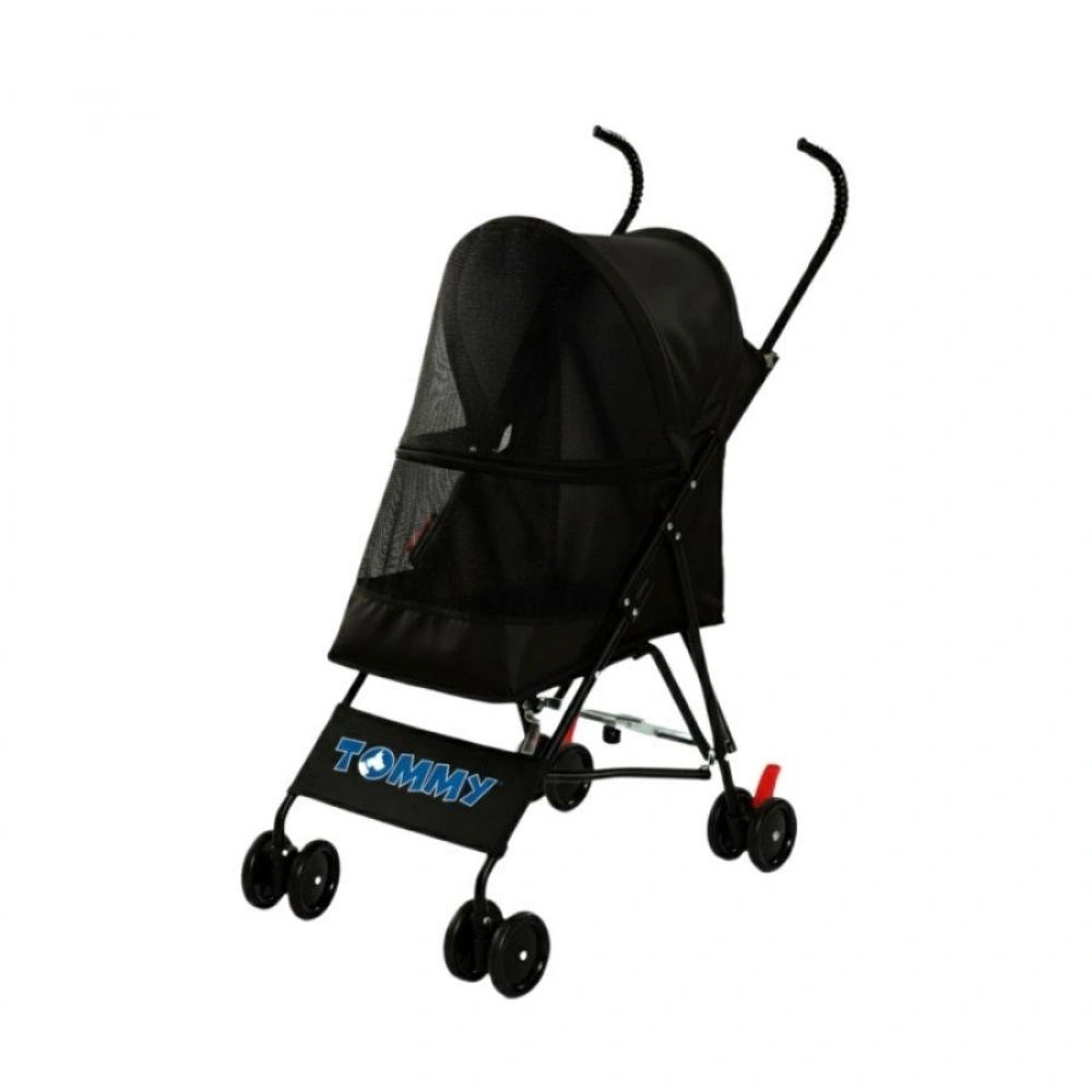 Tommy Evcil Hayvan Arabası 60x43x94 cm Siyah Max 15 kg