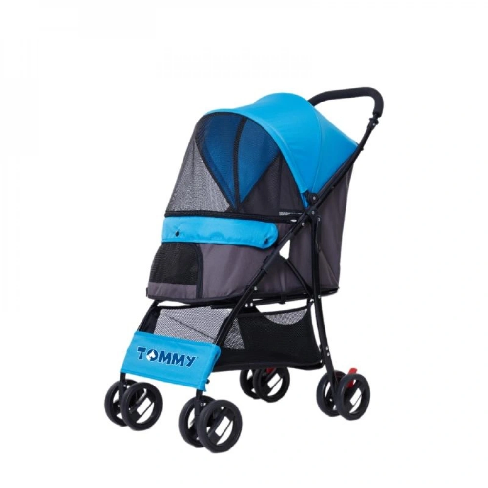 Tommy Evcil Hayvan Arabası 67x47x98 Cm Mavi Max 15 Kg
