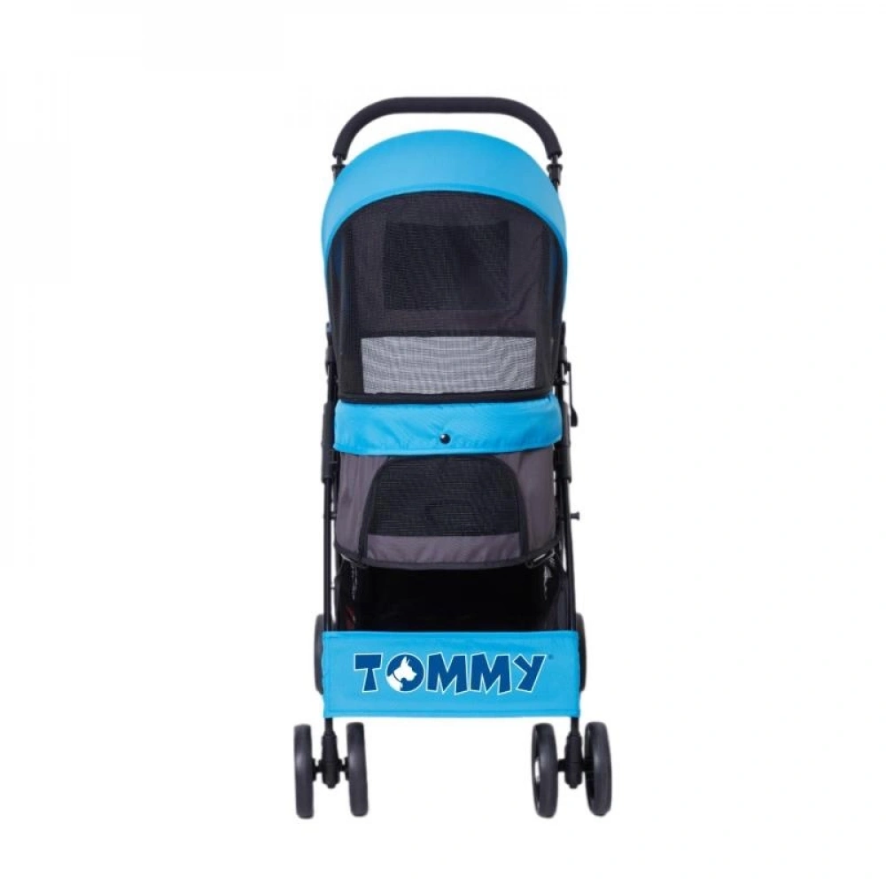 Tommy Evcil Hayvan Arabası 67x47x98 Cm Mavi Max 15 Kg