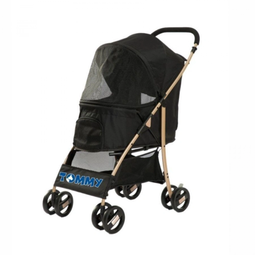 Tommy Evcil Hayvan Arabası 67x47x98 Cm Siyah Max 15 Kg