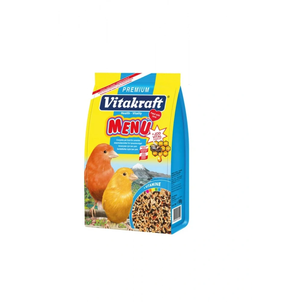Vitakraft Menu+ Jod Vital Complex Premium 500 gr Kanarya Yemi