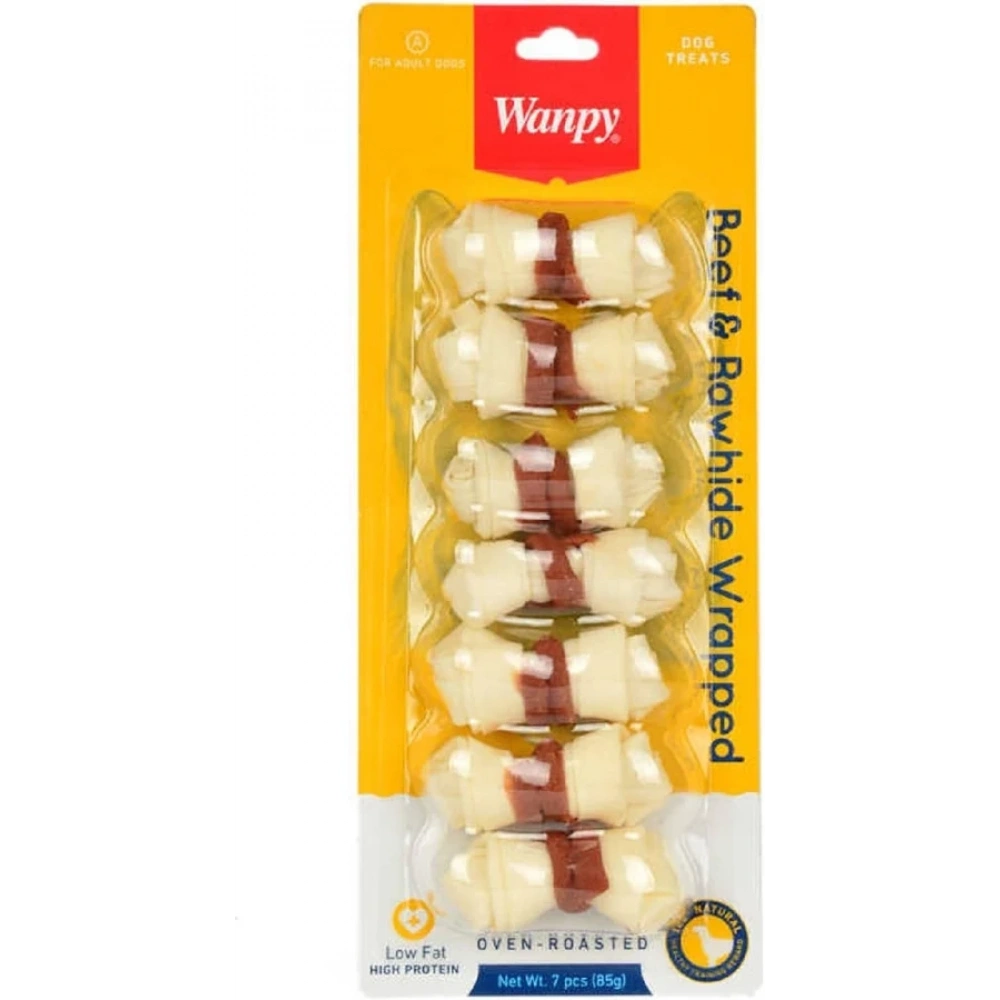 Wanpy Biftek Sargılı 85 gr Köpek Kemik Ödülü