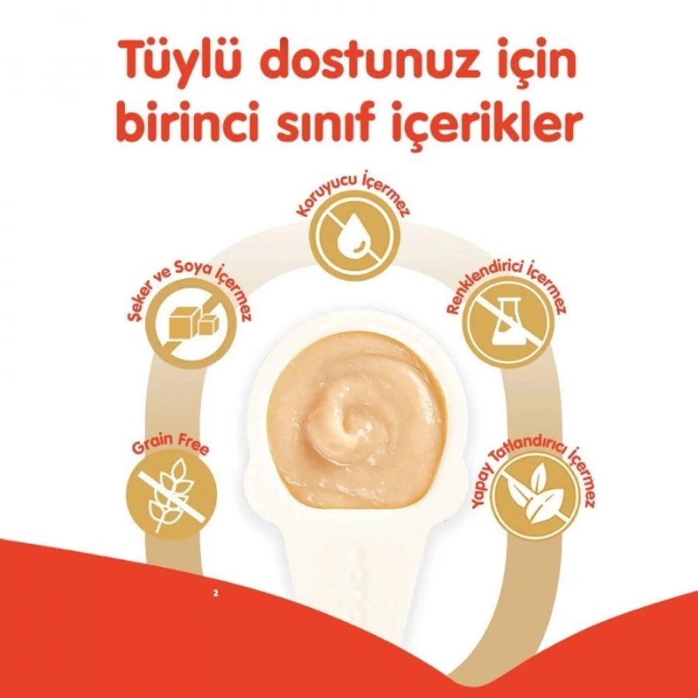 Wanpy Tavuklu 10x16 gr Kaşık Krema Kedi Ödül Maması