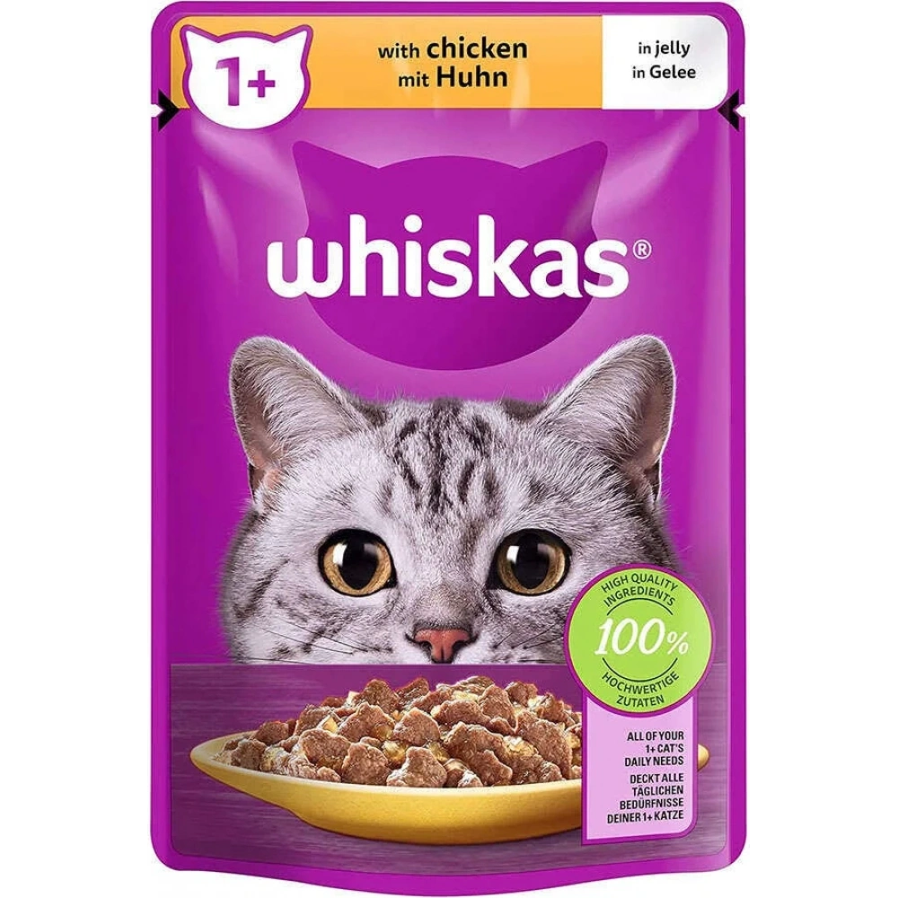 Whiskas Pure Delight Tavuklu 85 gr Poşet Yaş Mama