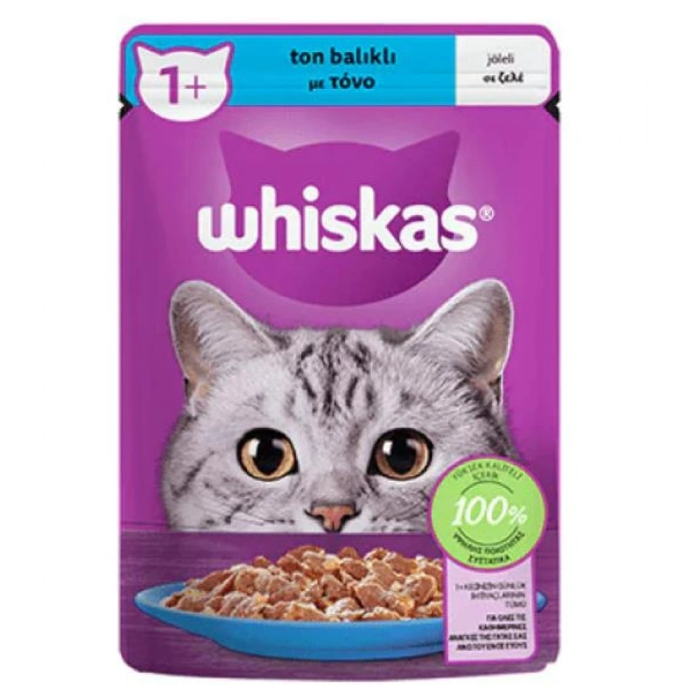 Whiskas Jöleli Ton Balıklı 85 gr Yetişkin Kedi Yaş Maması