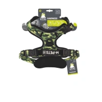 M-Pets Hiking Reflektörlü Soft Sırt Tasması Kamuflaj S