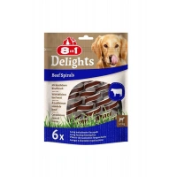 8IN1 Delights Spirals Köpek Ödül Maması - Sığır Etli 60gr