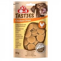 8in1 Tasties Chicken Chips Tavuk Cipsi 85 gr Köpek Ödülü