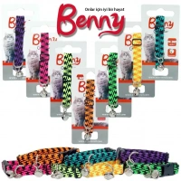 Benny Yavru Kedi Tasması Zilli (Asortili)
