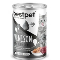 Bestpet Geyik Etli Konserve Yetişkin Kedi Maması 400 gr