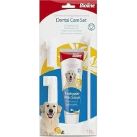 Bioline Portakal Aromalı Köpek Ağız Bakım Seti 100gr