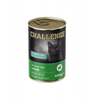 Challenge Kuzu Etli 400 gr Yetişkin Konserve Kedi Maması