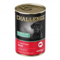 Challenge Sığır Etli Yetişkin Köpek Konservesi 400 Gr