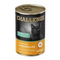 Challenge Tavuklu ve Ciğerli 400 gr Yetişkin Konserve Kedi Maması
