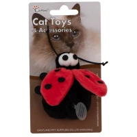 Eastland Sesli Catnipli Peluş Uğur Böceği Kedi Oyuncağı
