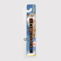 EuroCat Kedi Boyun Tasması Kahve Ekose 10mm-28cm