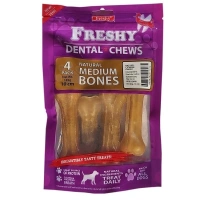 Freshy Dental Natural Kemik Medium 10 Cm 4lü Paket