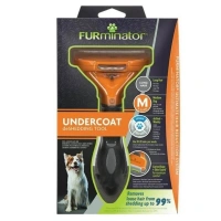 Furminator Köpek Tarağı -Uzun Tüylü Orta Irk Köpekler için M