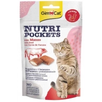 Gimcat Nutripockets Malt İçerikli Biftekli Kedi Ödülü 60 gr