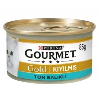 Gourmet Gold Kıyılmış Ton Balıklı 85 gr Yetişkin Konserve Kedi Maması