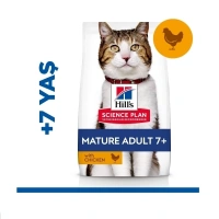 Hills SCIENCE PLAN 7+ Tavuklu Yaşlı Kedi Maması 3kg