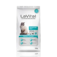 LaVital Somonlu Sensitive Yetişkin Kedi Maması 12kg