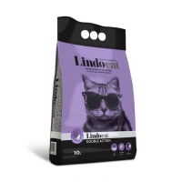 Lindocat Double Action Argan Yağı & Lavanta Kokulu Topaklanan Kedi Kumu 10L
