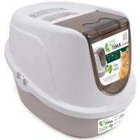 M-Pets Eco Tima Kapalı Kedi Tuvaleti M Desert Sand
