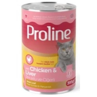 Proline Tavuklu ve Ciğerli 395 gr Yetişkin Konserve Kedi Maması