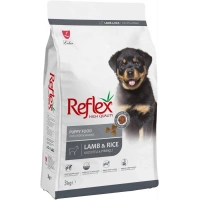 Reflex Kuzu Etli Pirinçli Yavru Köpek Maması 3 kg