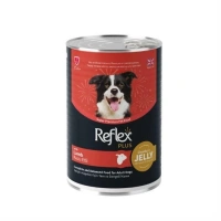 Reflex Plus Jelly Kuzu Etli 400 gr Yetişkin Konserve Köpek Maması