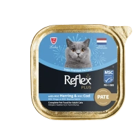 Reflex Plus Pate Ringa ve Morina Balıklı 85 gr Yetişkin Konserve Kedi Maması
