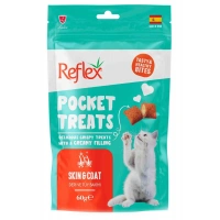 Reflex Pocket Treats Deri ve Tüy Bakımı 60 gr Kedi Ödül Maması