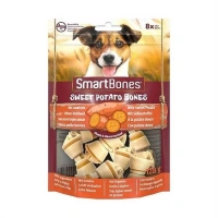 SmartBones Köpek Ödül Kemiği Tatlı Patatesli Mini (8li) 128g
