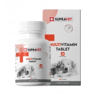 Supravet Kedi ve Köpekler İçin Multivitamin Tablet 75 Adet