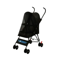 Tommy Evcil Hayvan Arabası 60x43x94 cm Siyah Max 15 kg