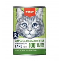 Wanpy Tahılsız Kuzu Etli 375 gr Yetişkin Konserve Kedi Maması