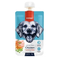 Wanpy Taze Tavuklu&Havuçlu Köpek Et Ezmesi 90 gr