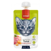 Wanpy Taze Ton Balıklı ve Tavuklu 90 gr Kedi Et Ezmesi