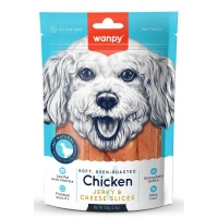 Wanpy Yumuşak Tavuk & Peynir Dilimleri Köpek Ödülü 100 gr