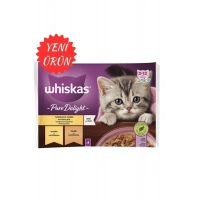 Whiskas Junior Pure Delight Yavru Yumuşacık Kümes Hayvanları 4X85 gr