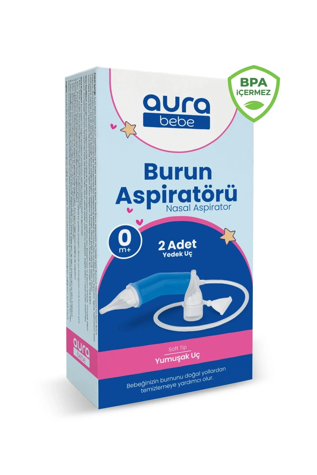 Bebek Burun Aspiratörü ve 2 Adet Yedek Uç