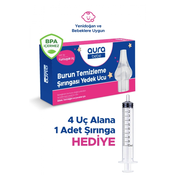 Burun Yıkama Şırıngası Silikon Yedek Ucu