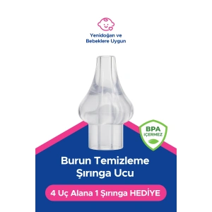 Burun Yıkama Şırıngası Silikon Yedek Ucu
