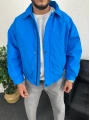 Mavi Erkek Oversize Krinkıl Bomber Ceket